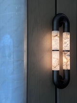 Luma Arc Twin Alabaster Sconce