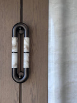 Luma Arc Twin Alabaster Sconce