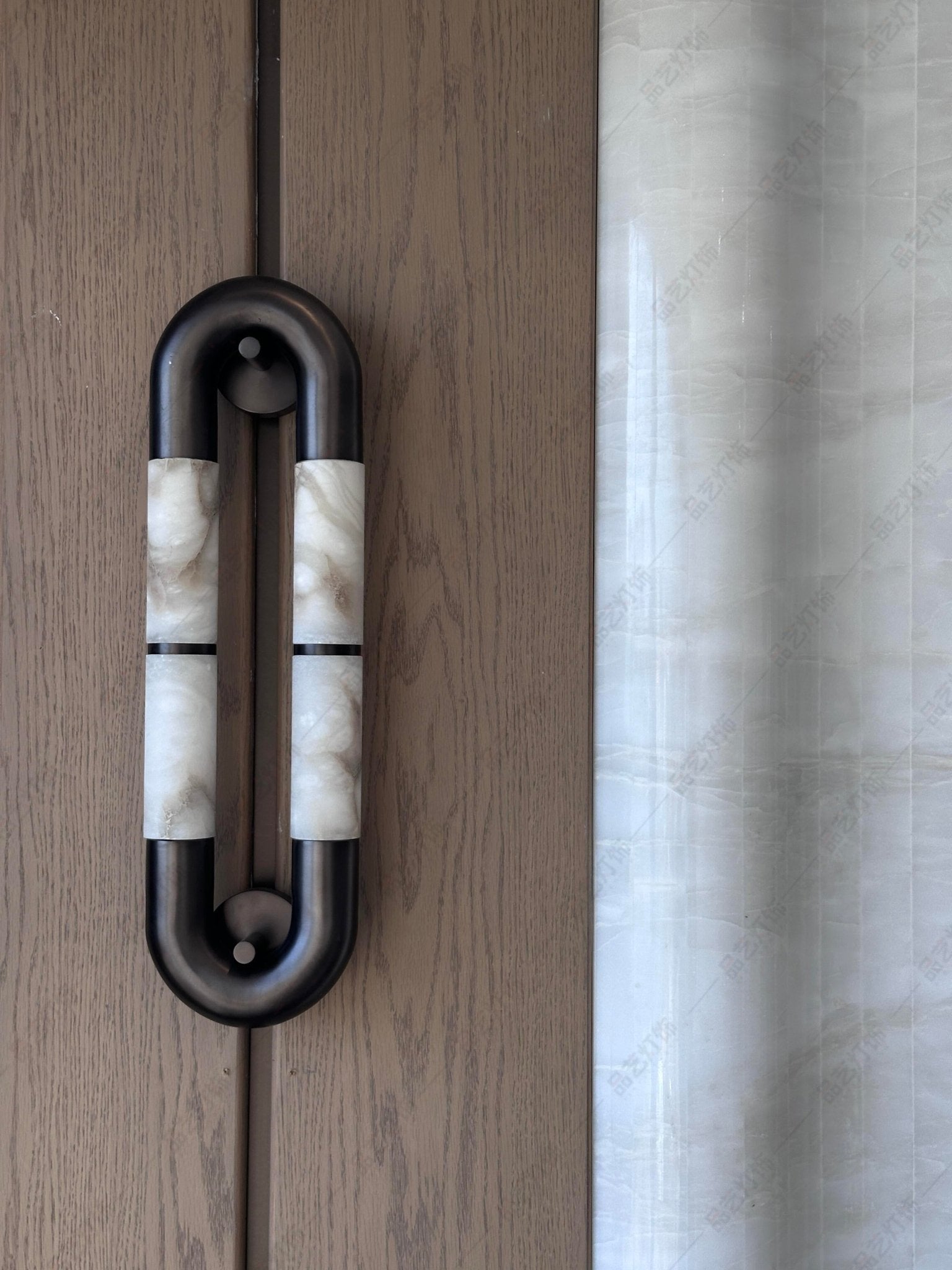 Luma Arc Twin Alabaster Sconce