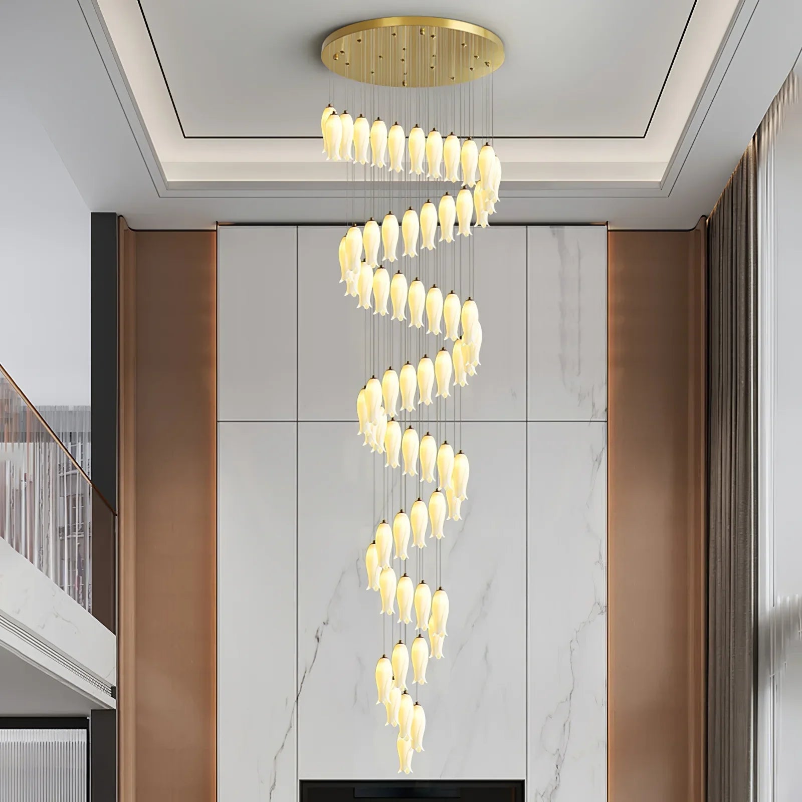 Luma Flora Stairs Chandelier Secondary image