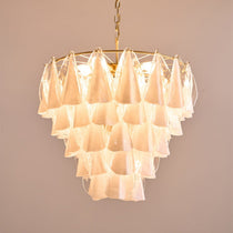 Lunara White Murano Glass Chandelier