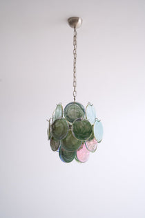 Lunaria Disc Murano Glass Chandelier