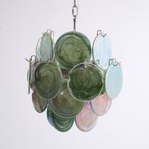 Lunaria Disc Murano Glass Chandelier