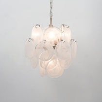 Lunaria Disc Murano Glass Chandelier