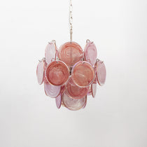 Lunaria Disc Murano Glass Chandelier