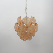 Lunaria Disc Murano Glass Chandelier