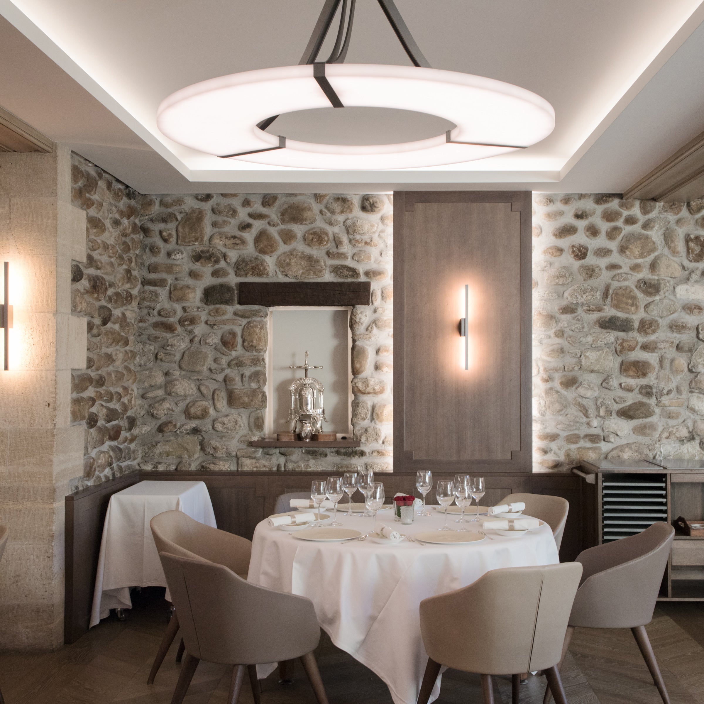 Luxembourg Alabaster Chandelier
