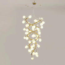 Lysandra Flower staircase chandelier