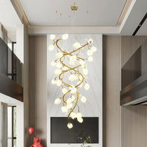 Lysandra Flower staircase chandelier