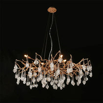 Modern Branch Chandelier Drop Flower D 31.5"