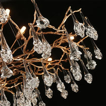Modern Branch Chandelier Drop Flower D 31.5"