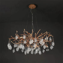 Modern Branch Chandelier Drop Flower D 39.3"