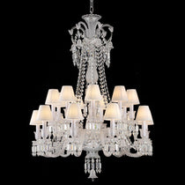 Auralite Classic Luxury Long Zenith Crystal Chandelier