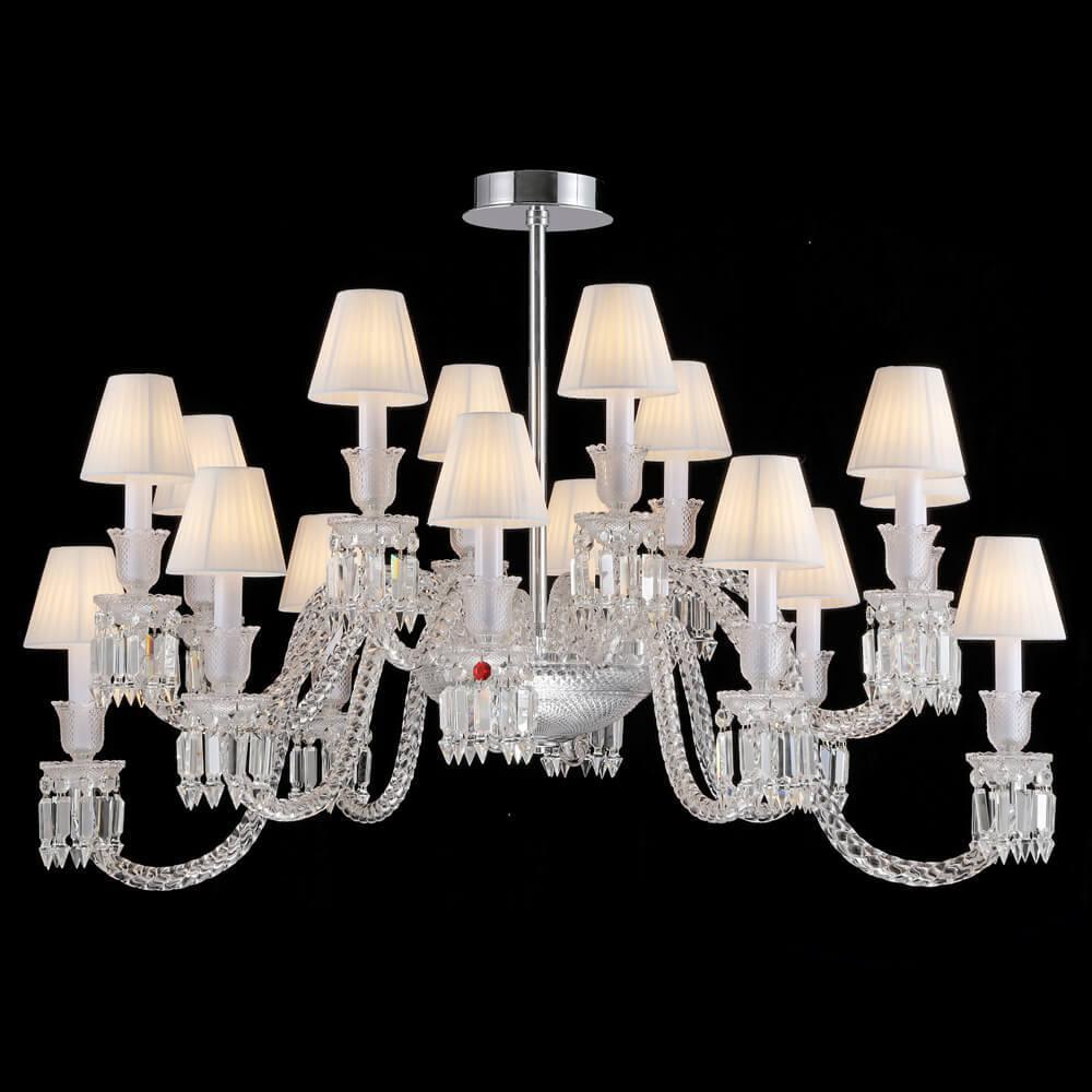 Auralite Classic Luxury Ellipse Crystal Chandelier