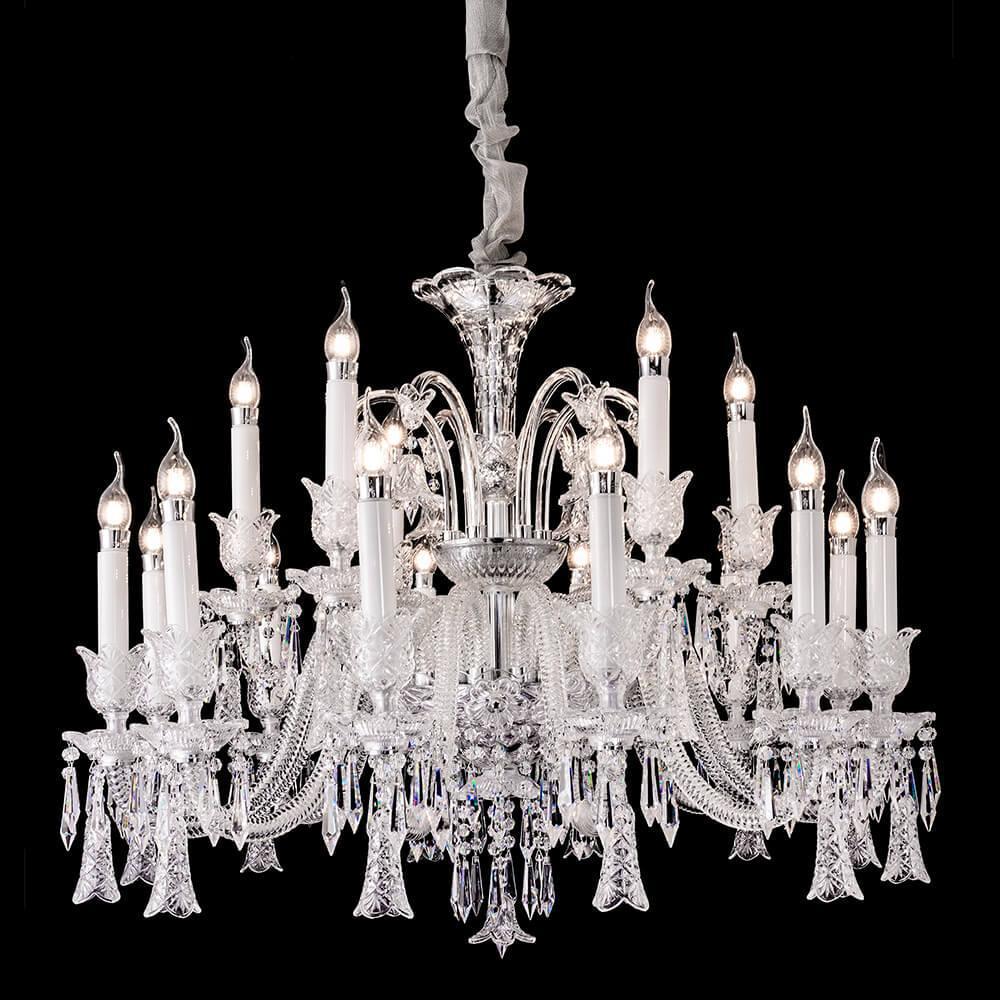 Auralite Museum Crystal Chandelier