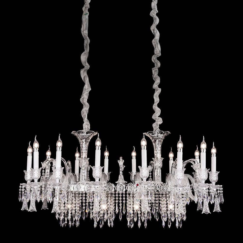 Auralite Classic Luxury Bell Dining Crystal Chandelier