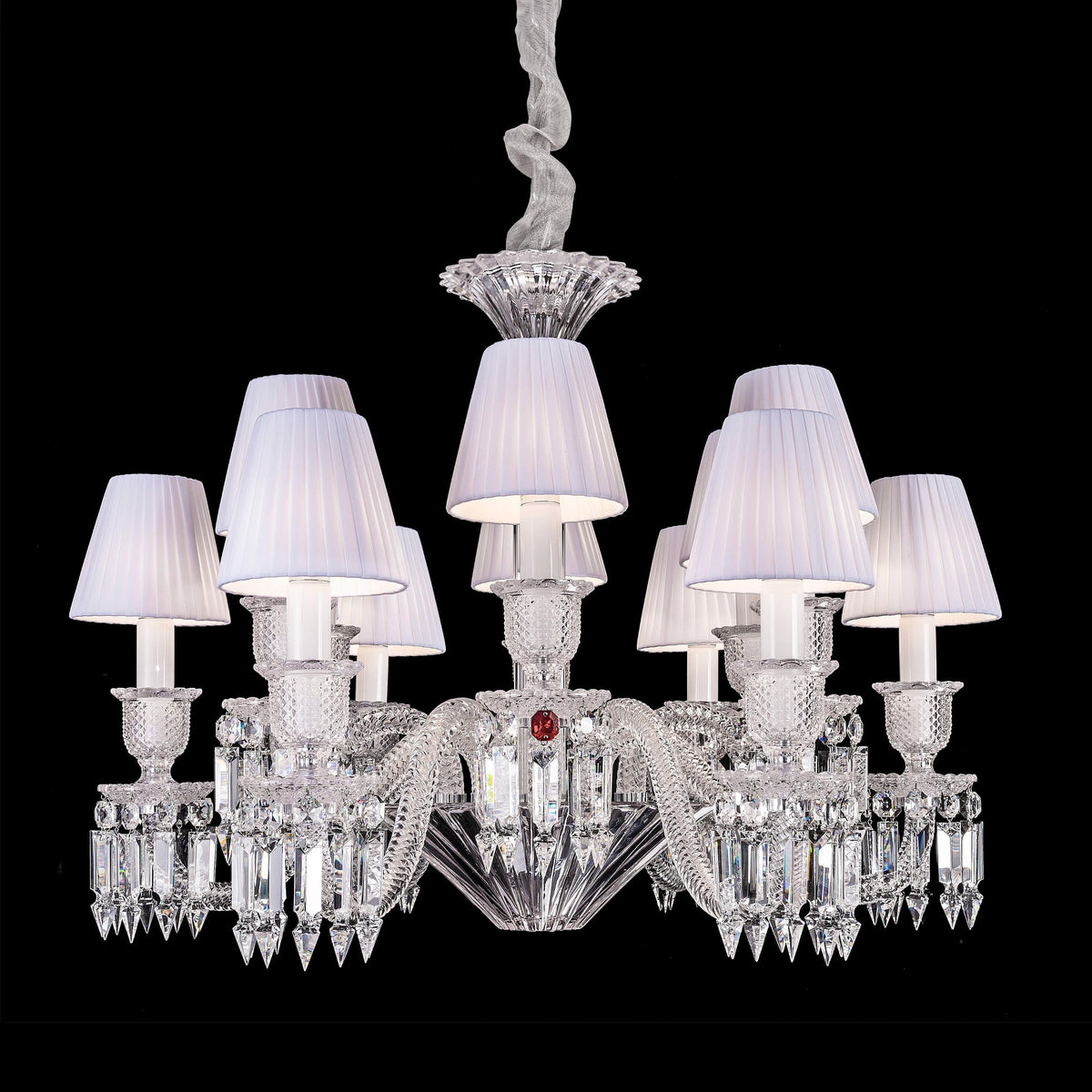 Auralite Classic Luxury Zenith Crystal Fabirc Chandelier Main image