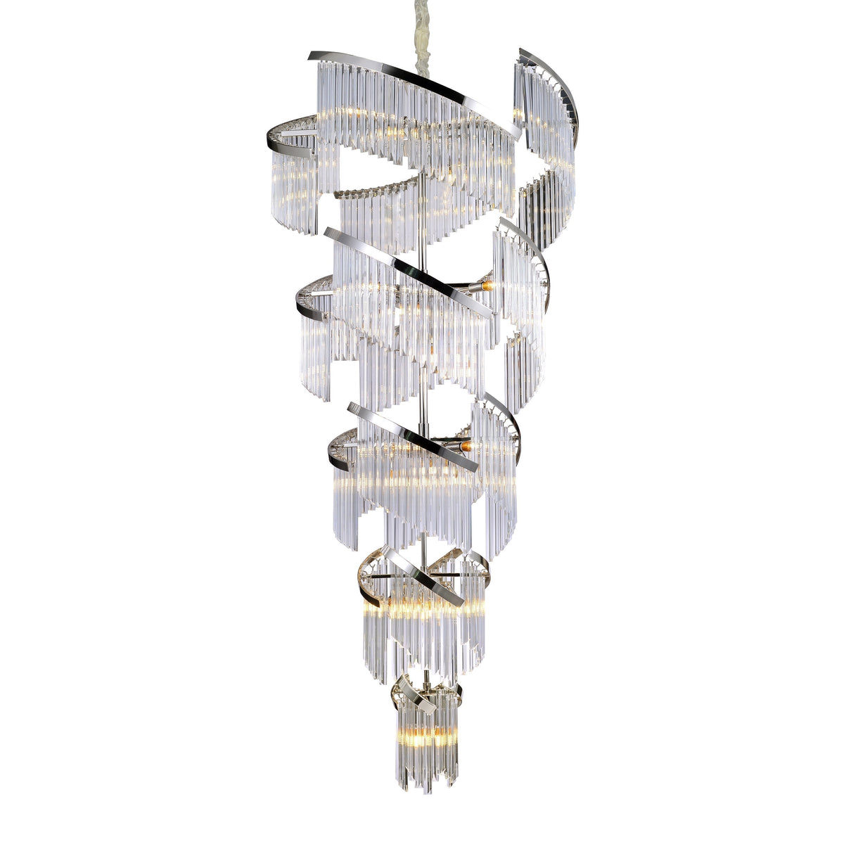Twin Palms Foyer Crystal Chandelier