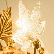 Maple Leaf Branch Chandelier