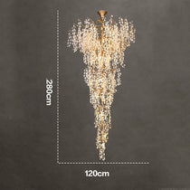 Marais Blossom Petal Detail Grand Staircase Chandelier