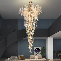 Marais Blossom Petal Detail Grand Staircase Chandelier