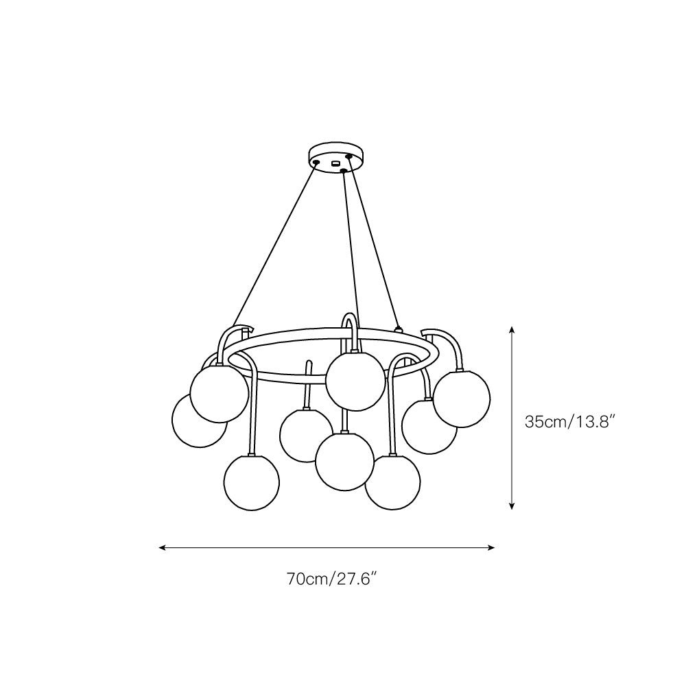 Maytoni Alabaster Chandelier