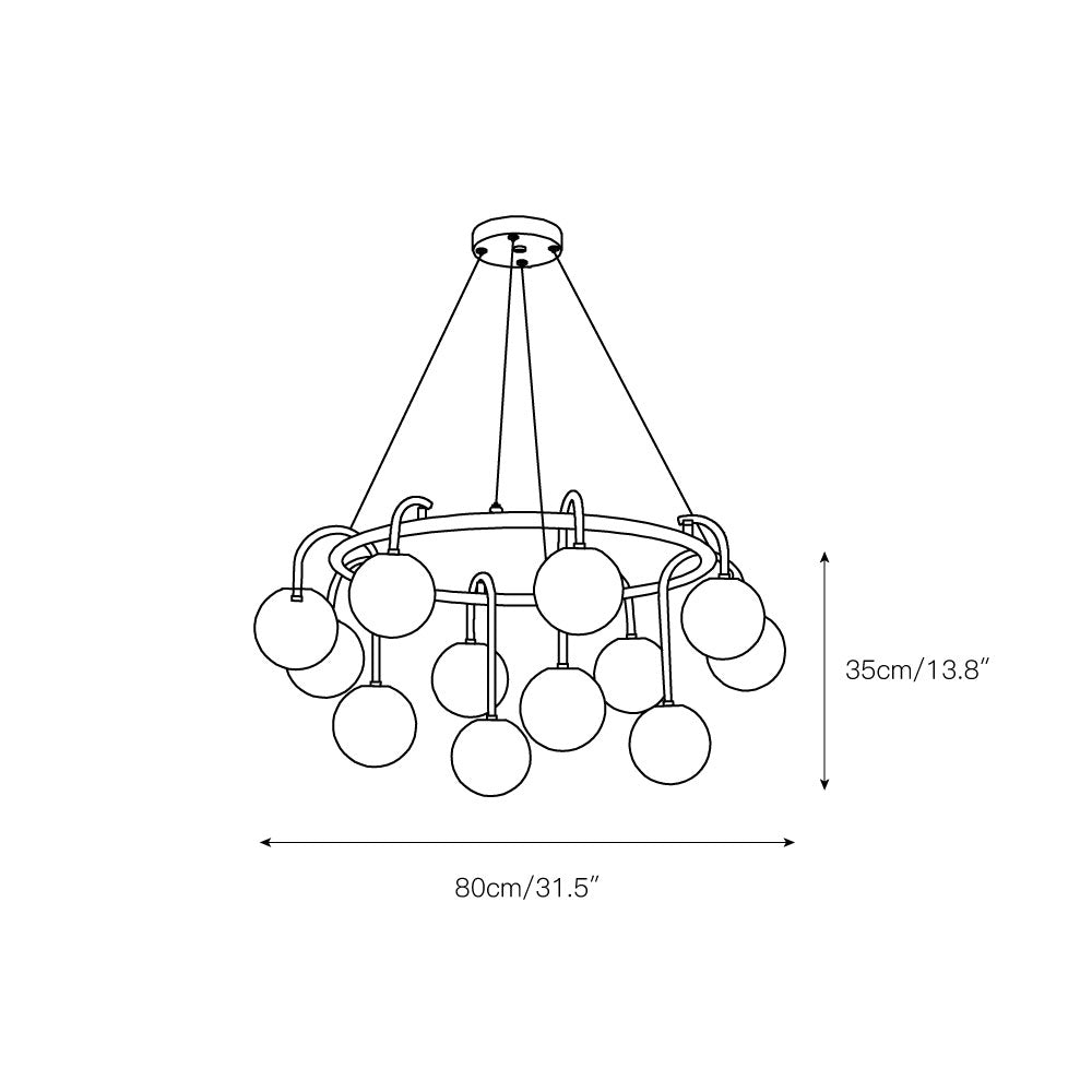Maytoni Alabaster Chandelier