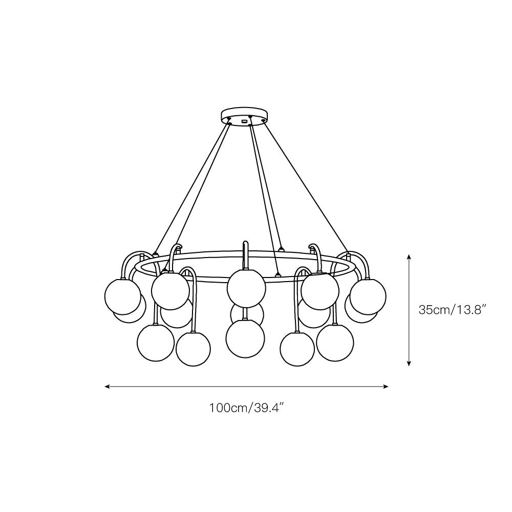 Maytoni Alabaster Chandelier
