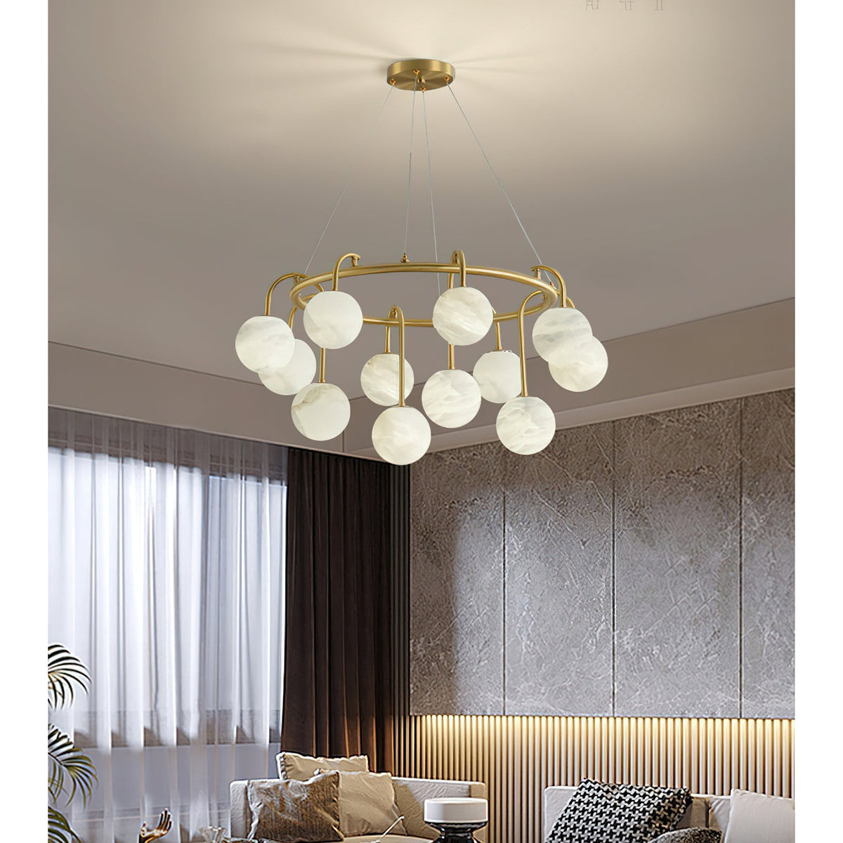 Maytoni Alabaster Chandelier