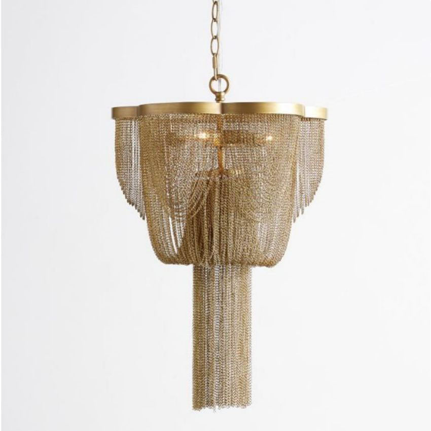 Hikari Metal Chain Chandelier Secondary image