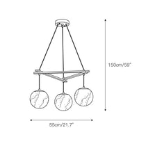 Miira Alabaster Chandelier