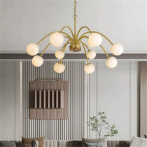 Alabaster Vintage Chandelier