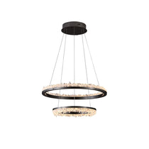 Cervine Quartz Stone Minimalistic Crystal Quartz Chandelier