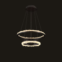 Cervine Quartz Stone Minimalistic Crystal Quartz Chandelier