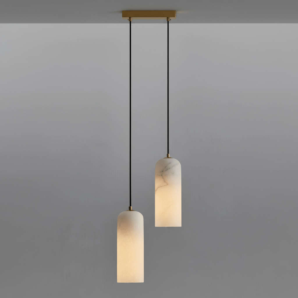 Montira Alabaster Dome Pendant Lamp - CasaraHouse