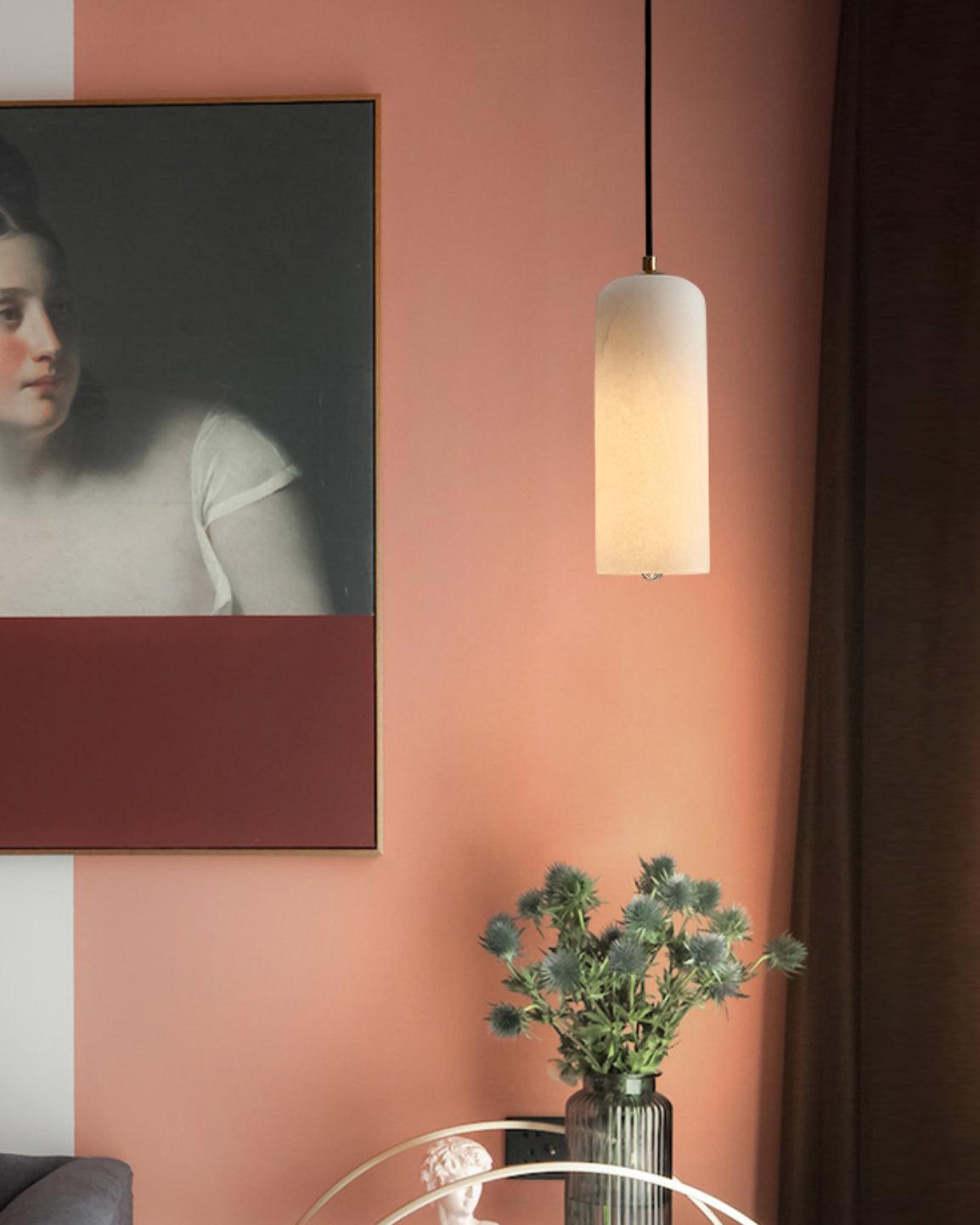 Montira Alabaster Dome Pendant Lamp - CasaraHouse