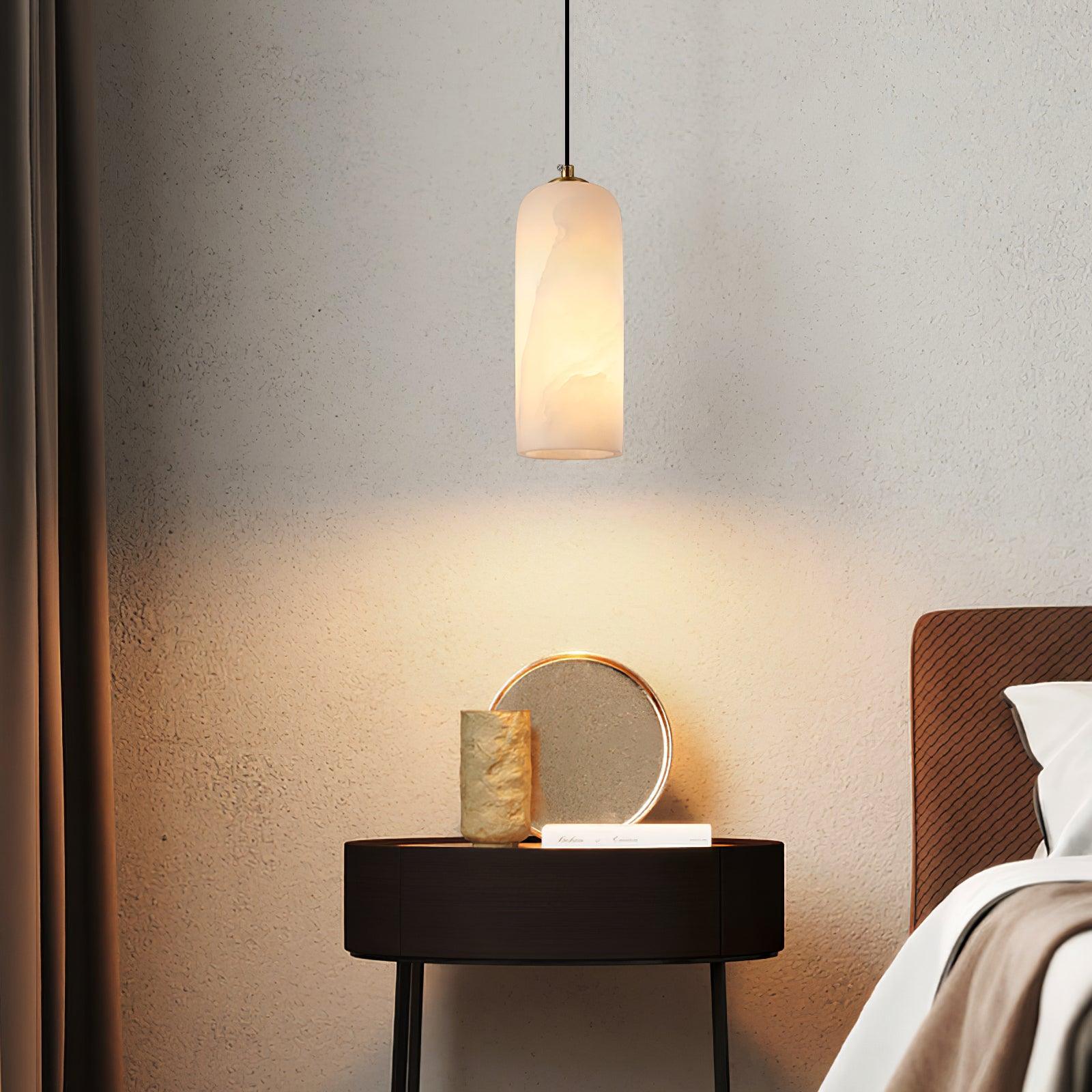 Montira Alabaster Dome Pendant Lamp - CasaraHouse