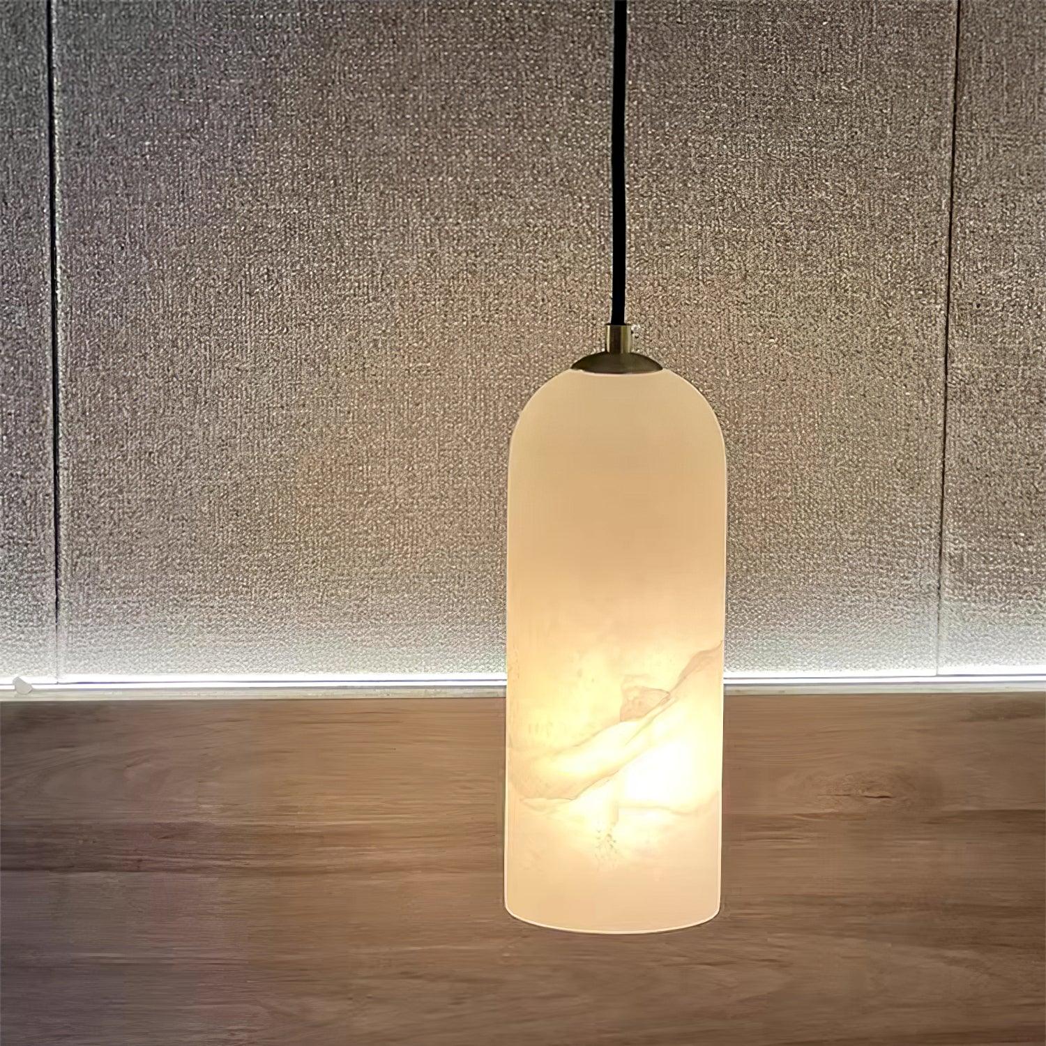 Montira Alabaster Dome Pendant Lamp - CasaraHouse