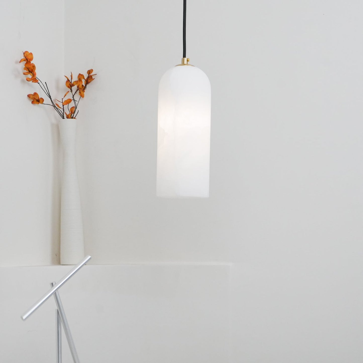 Montira Alabaster Dome Pendant Lamp - CasaraHouse