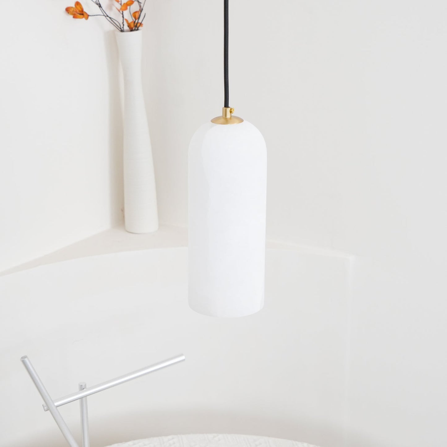 Montira Alabaster Dome Pendant Lamp - CasaraHouse
