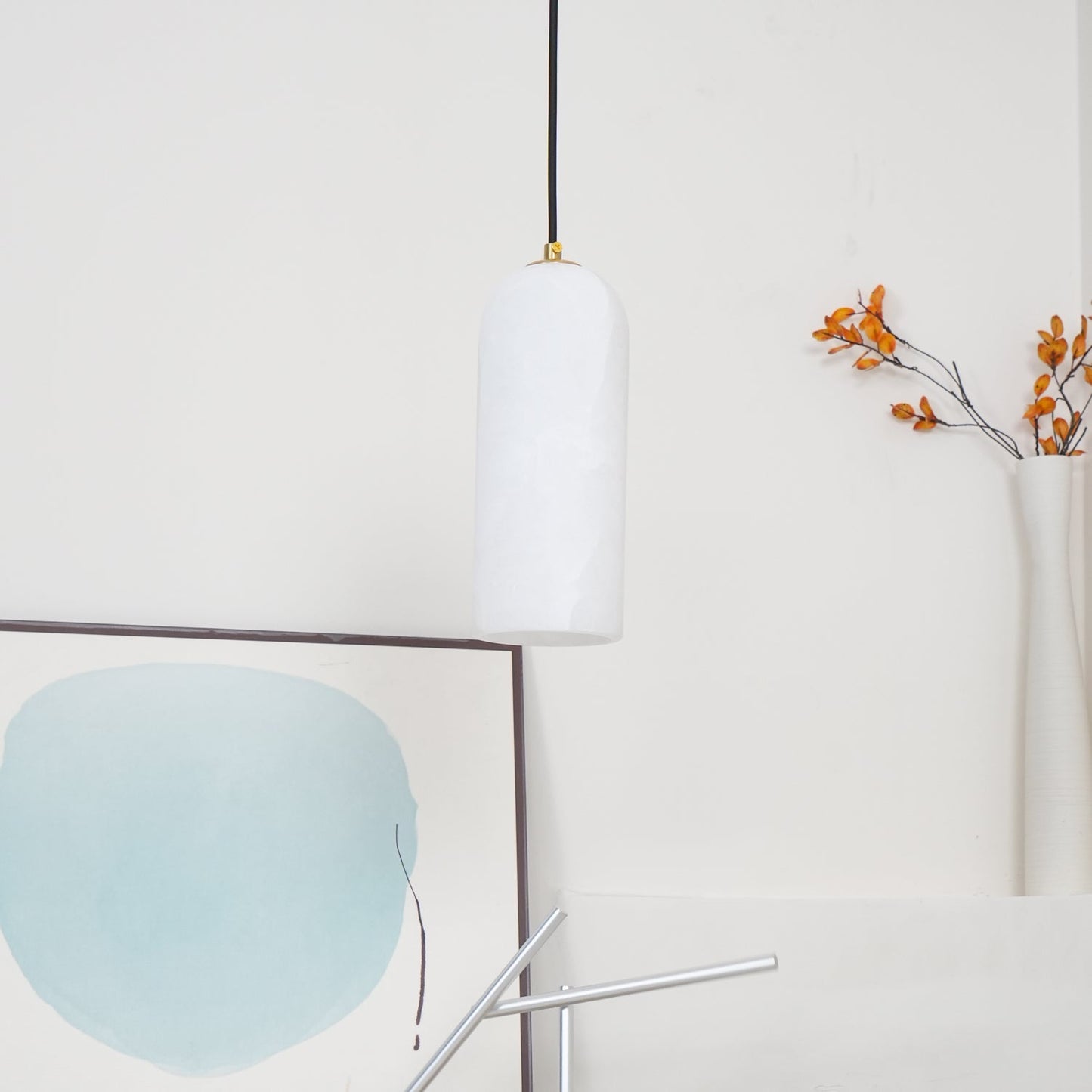 Montira Alabaster Dome Pendant Lamp - CasaraHouse