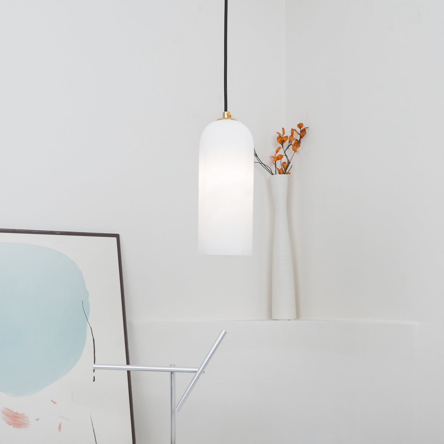 Montira Alabaster Dome Pendant Lamp - CasaraHouse