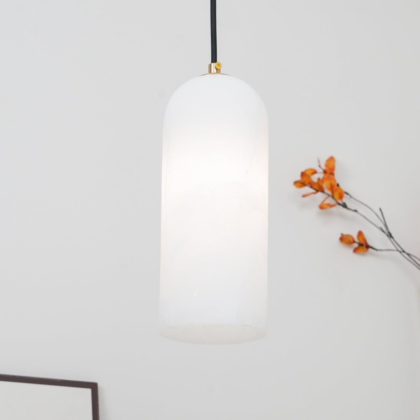 Montira Alabaster Dome Pendant Lamp - CasaraHouse