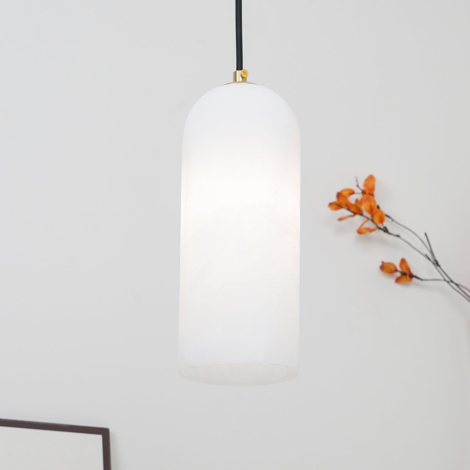 Montira Alabaster Dome Pendant Lamp - CasaraHouse
