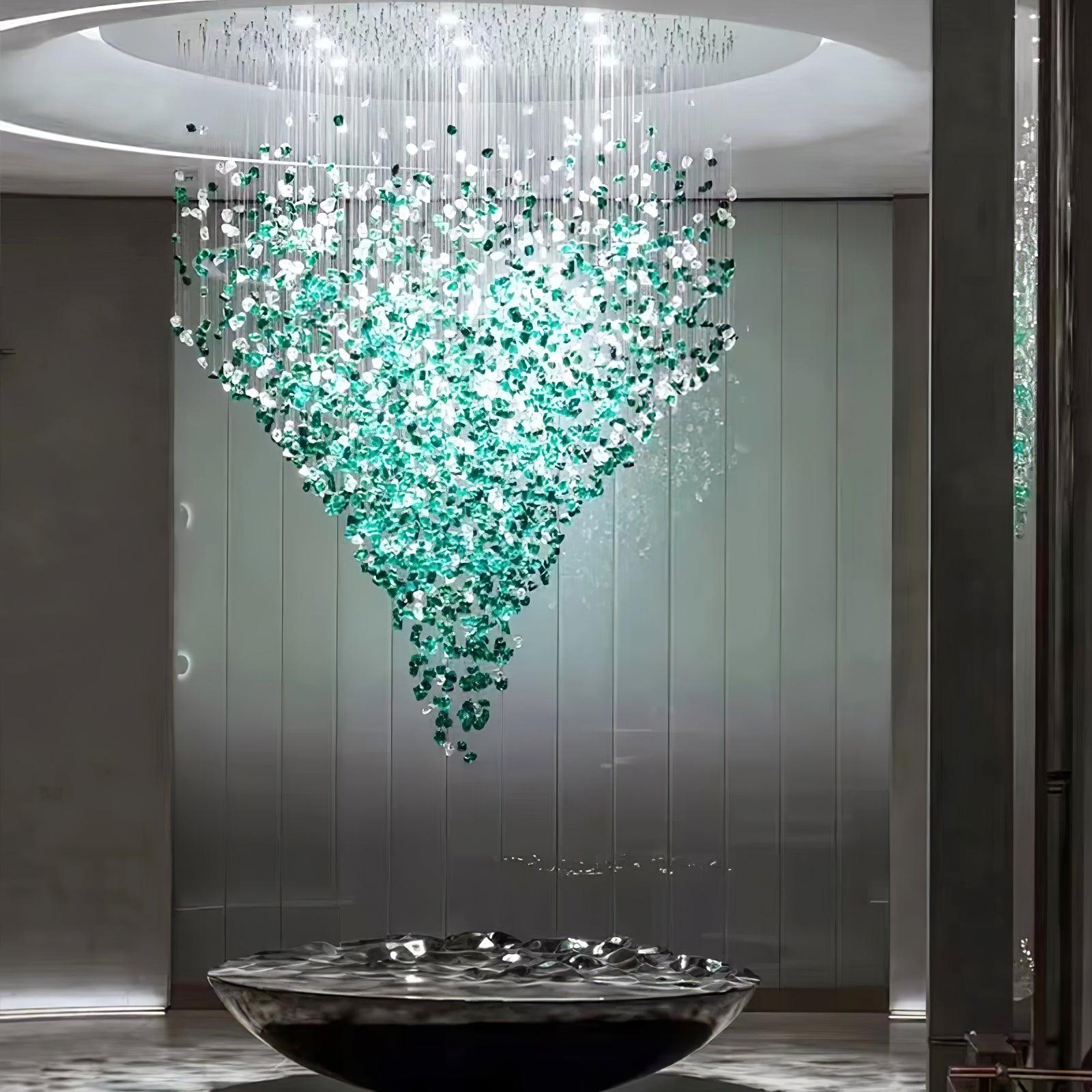 Crystal Stone Chandelier