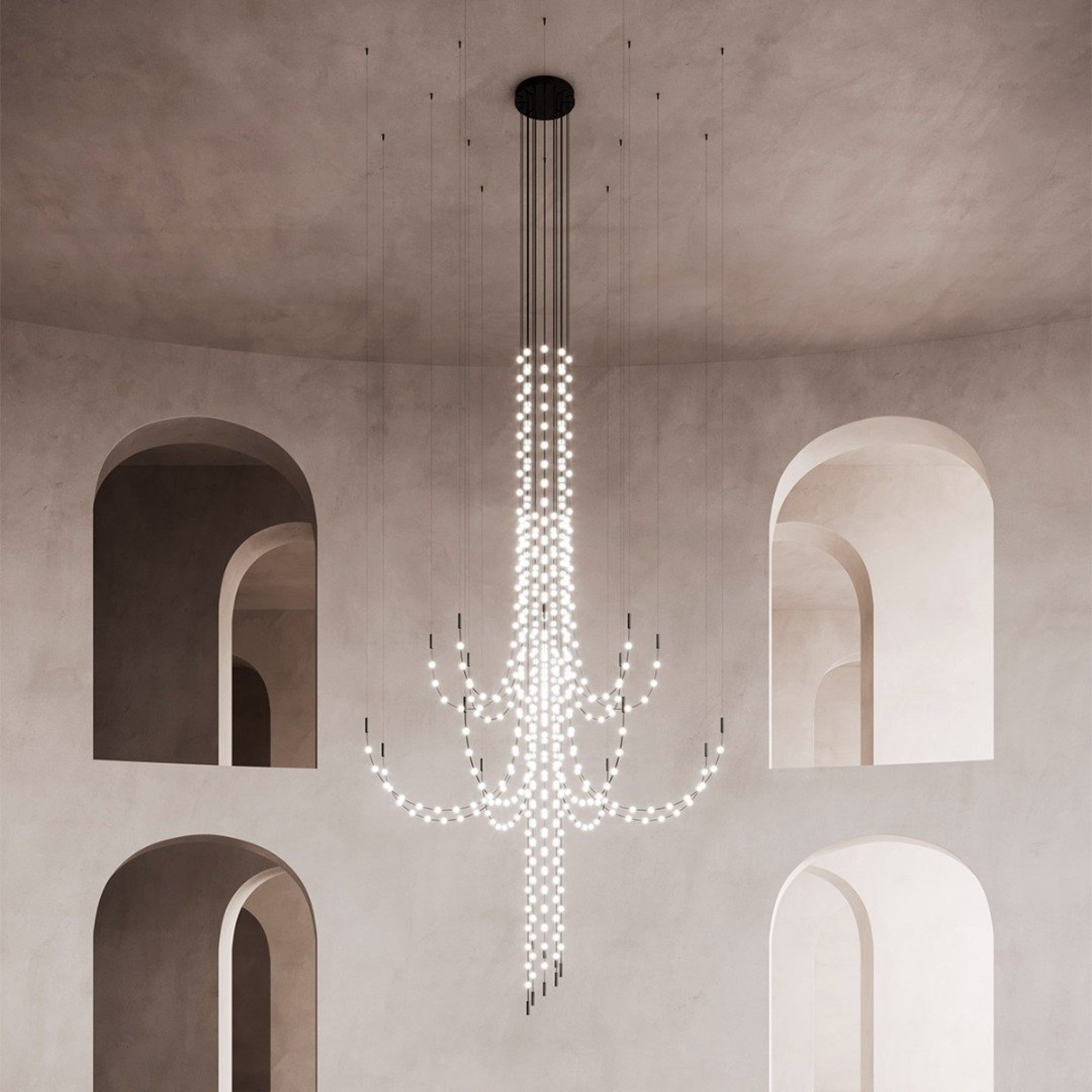 Minimalist Multiple Light Point Chandelier - CasaraHouse