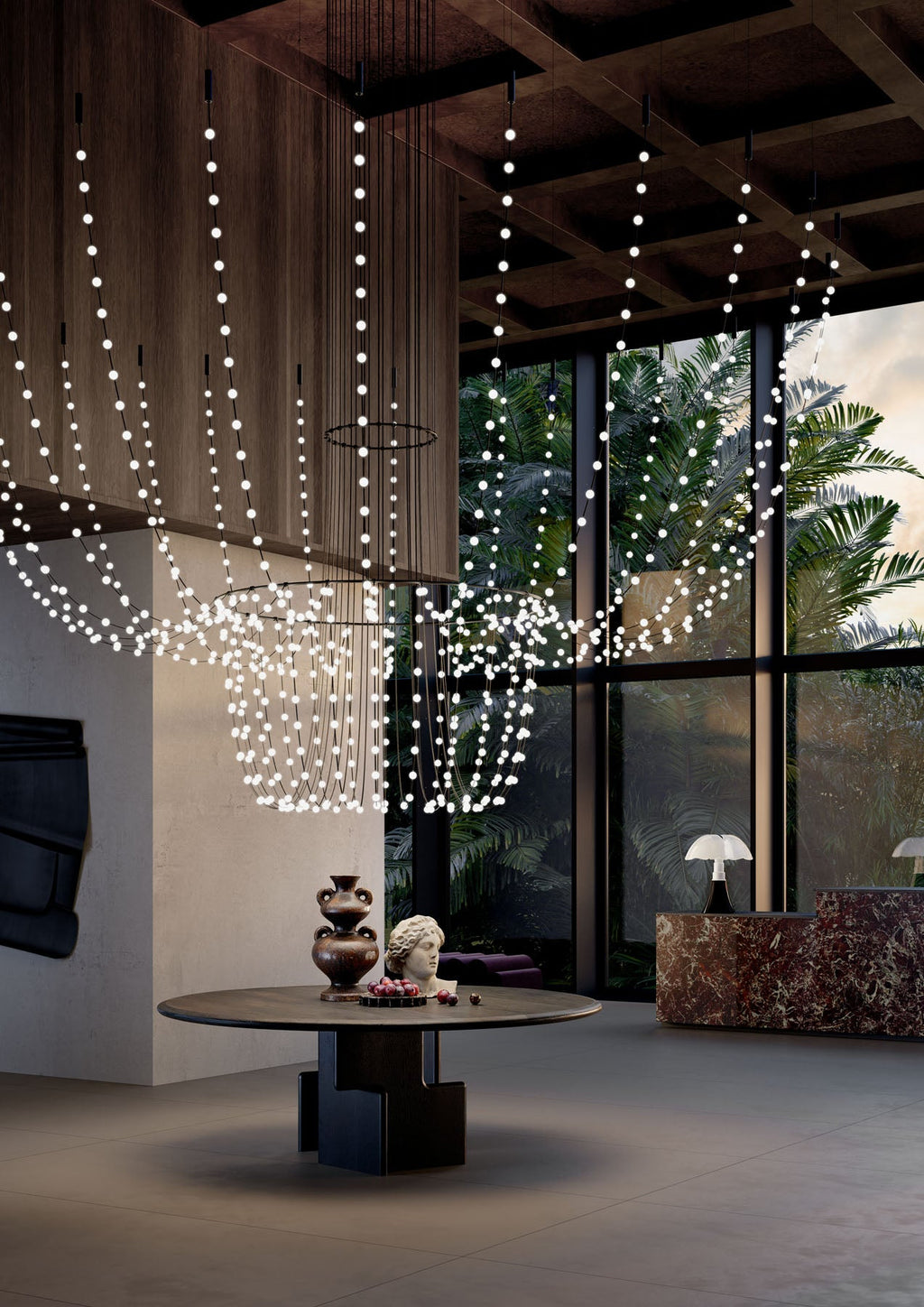 Minimalist Multiple Light Point Chandelier - CasaraHouse