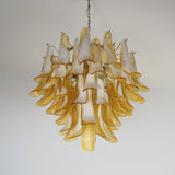 Vintage Caramels Glass Murano Petals Chandelier
