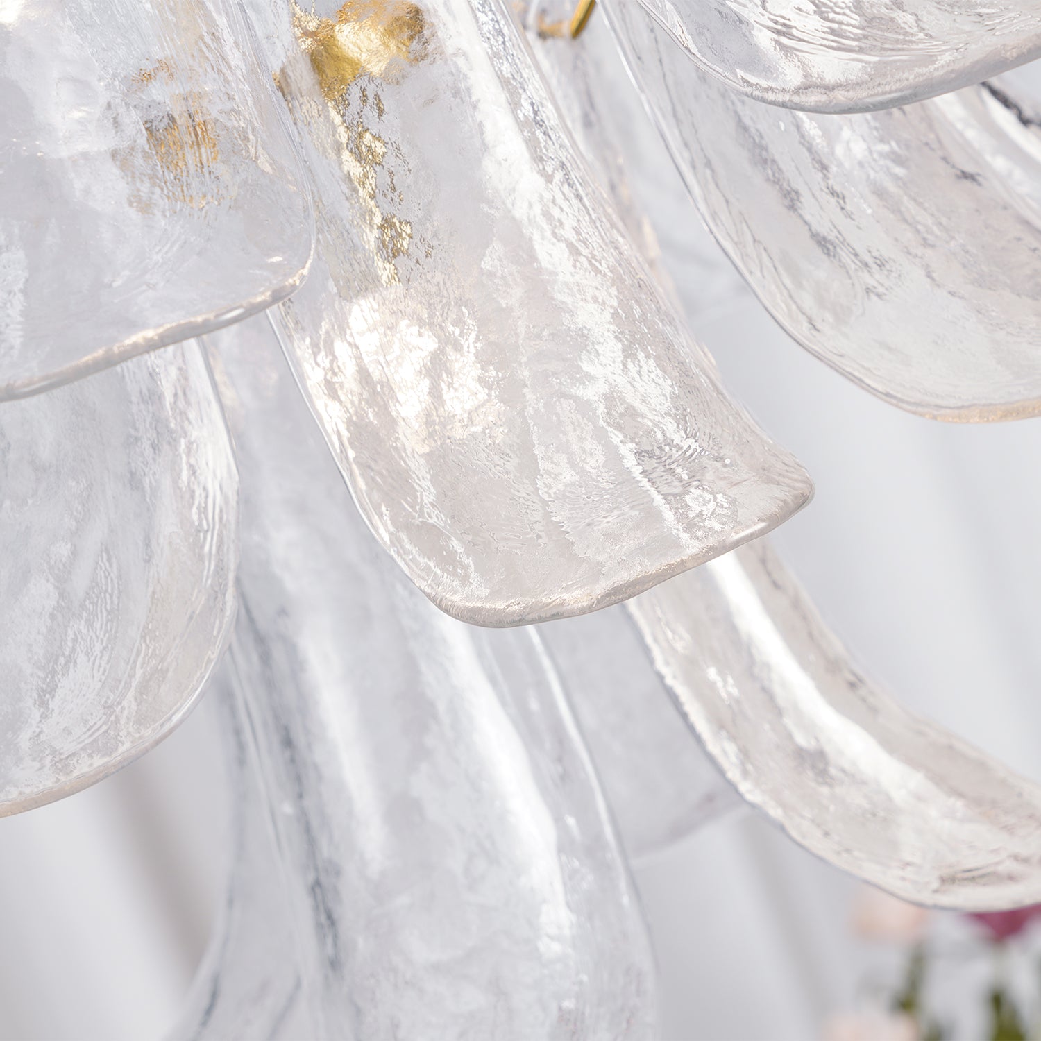 Murano Glass Petals Chandelier