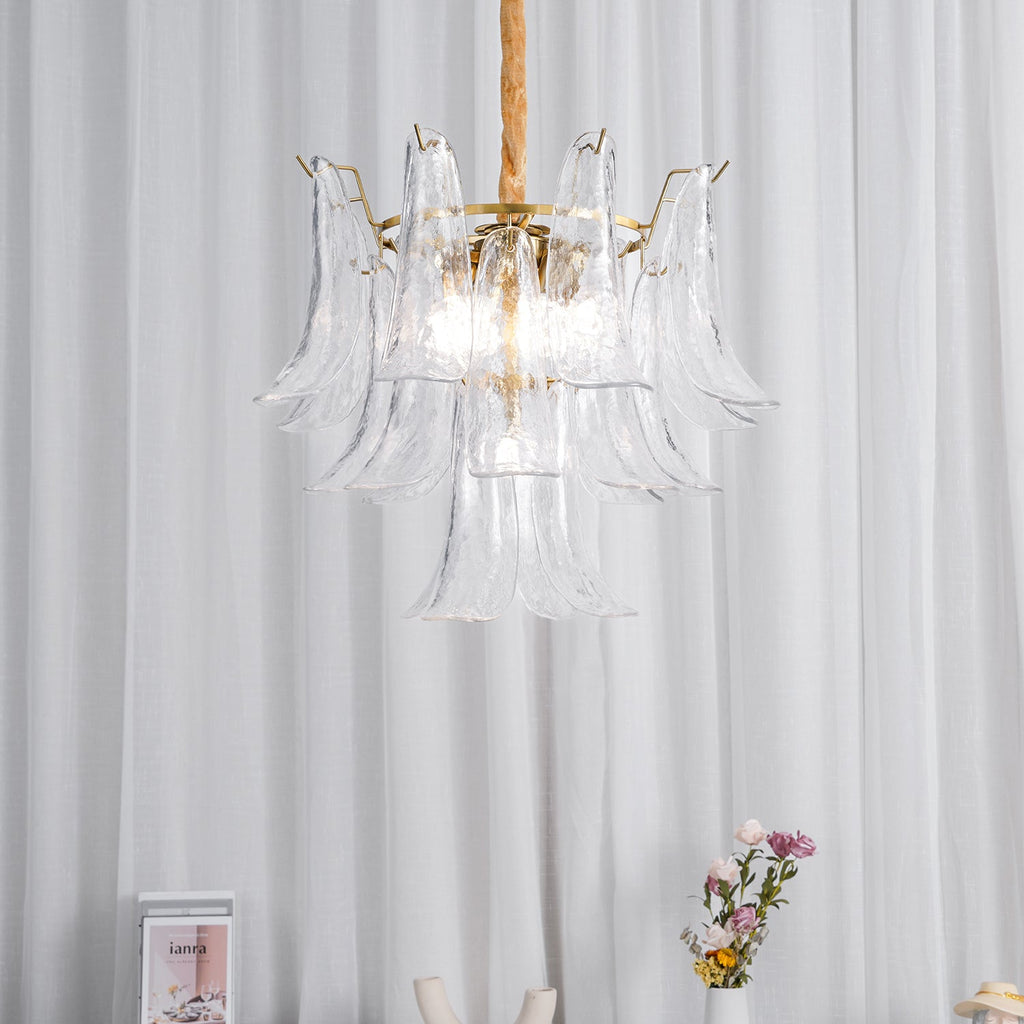 Murano Glass Petals Chandelier